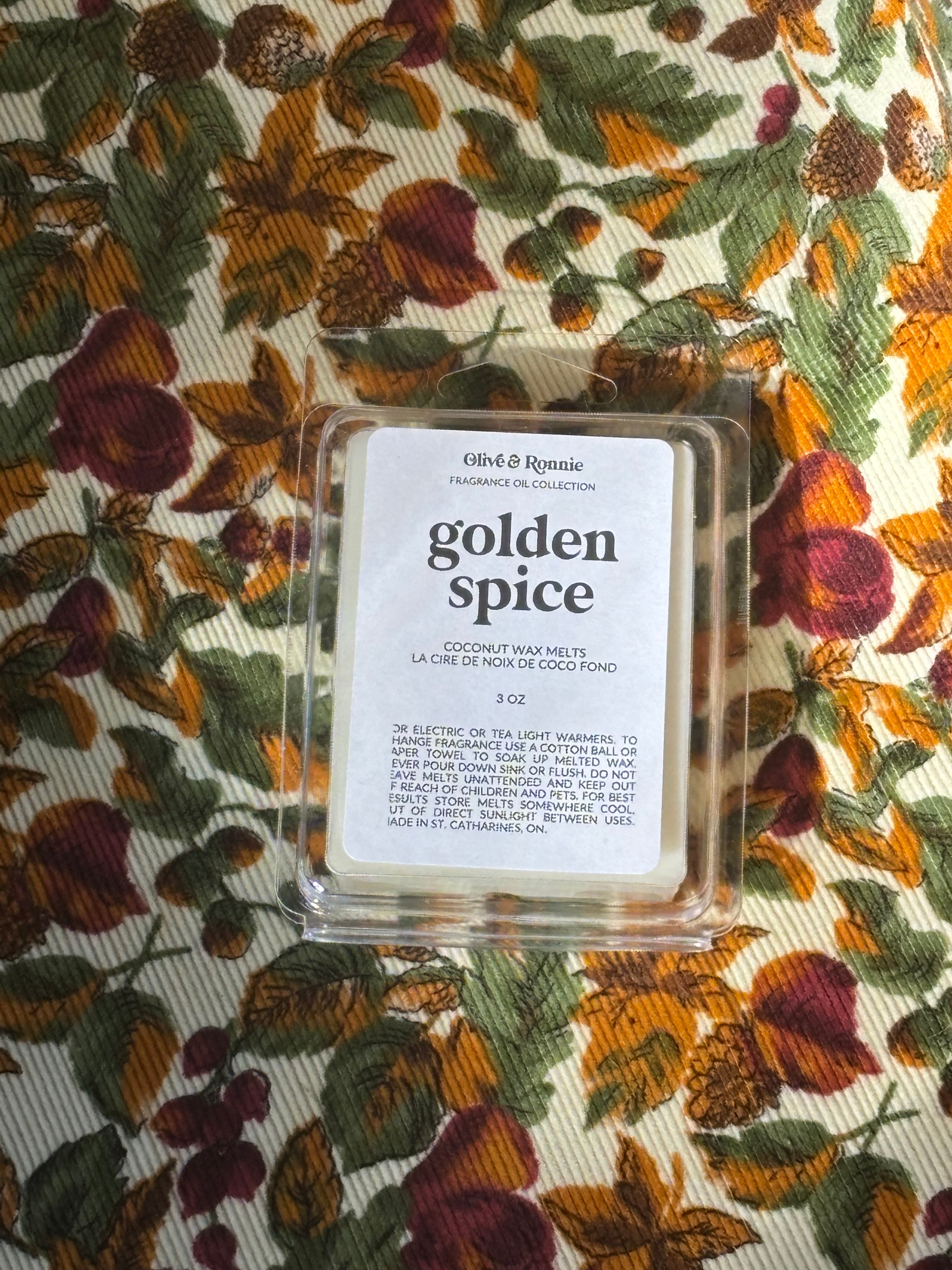 Golden Spice Wax Melt | 3 oz