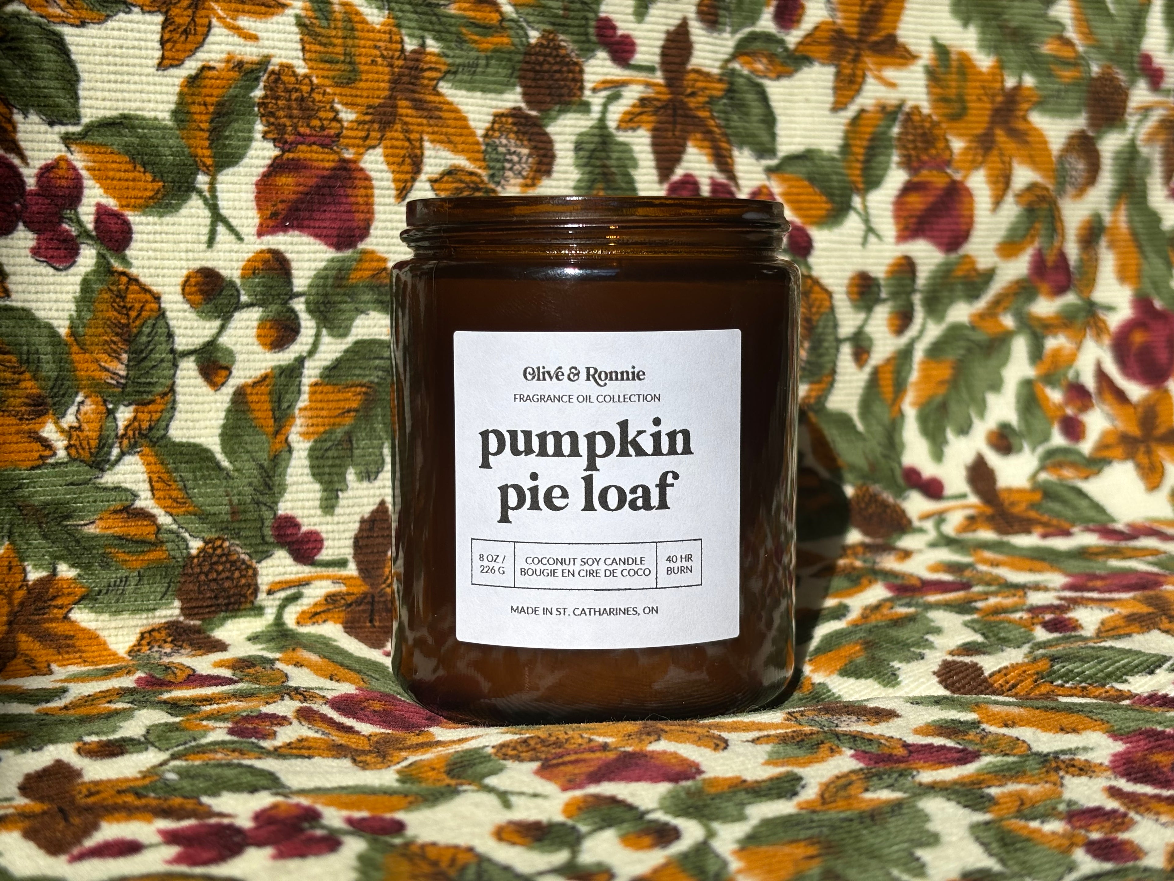 Pumpkin Pie Loaf Candle | 8 oz