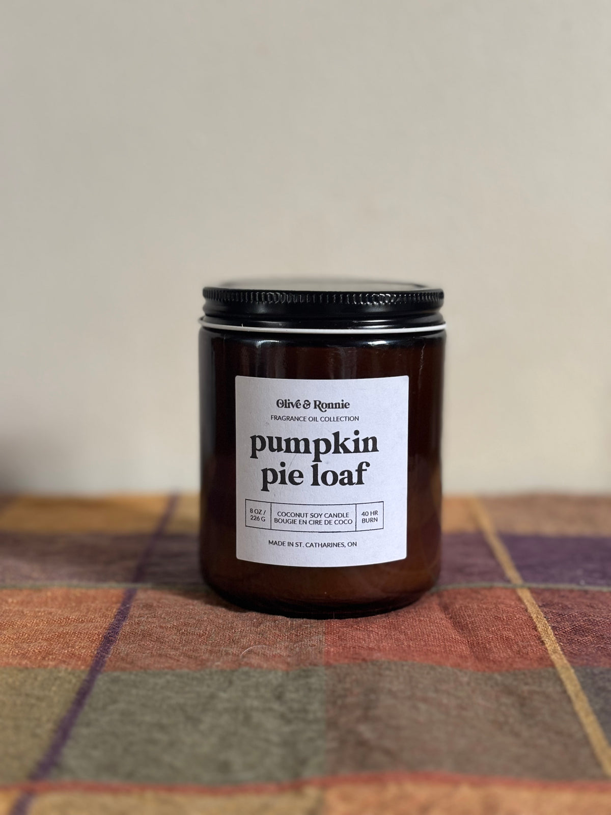 Pumpkin Pie Loaf Candle | 8 oz