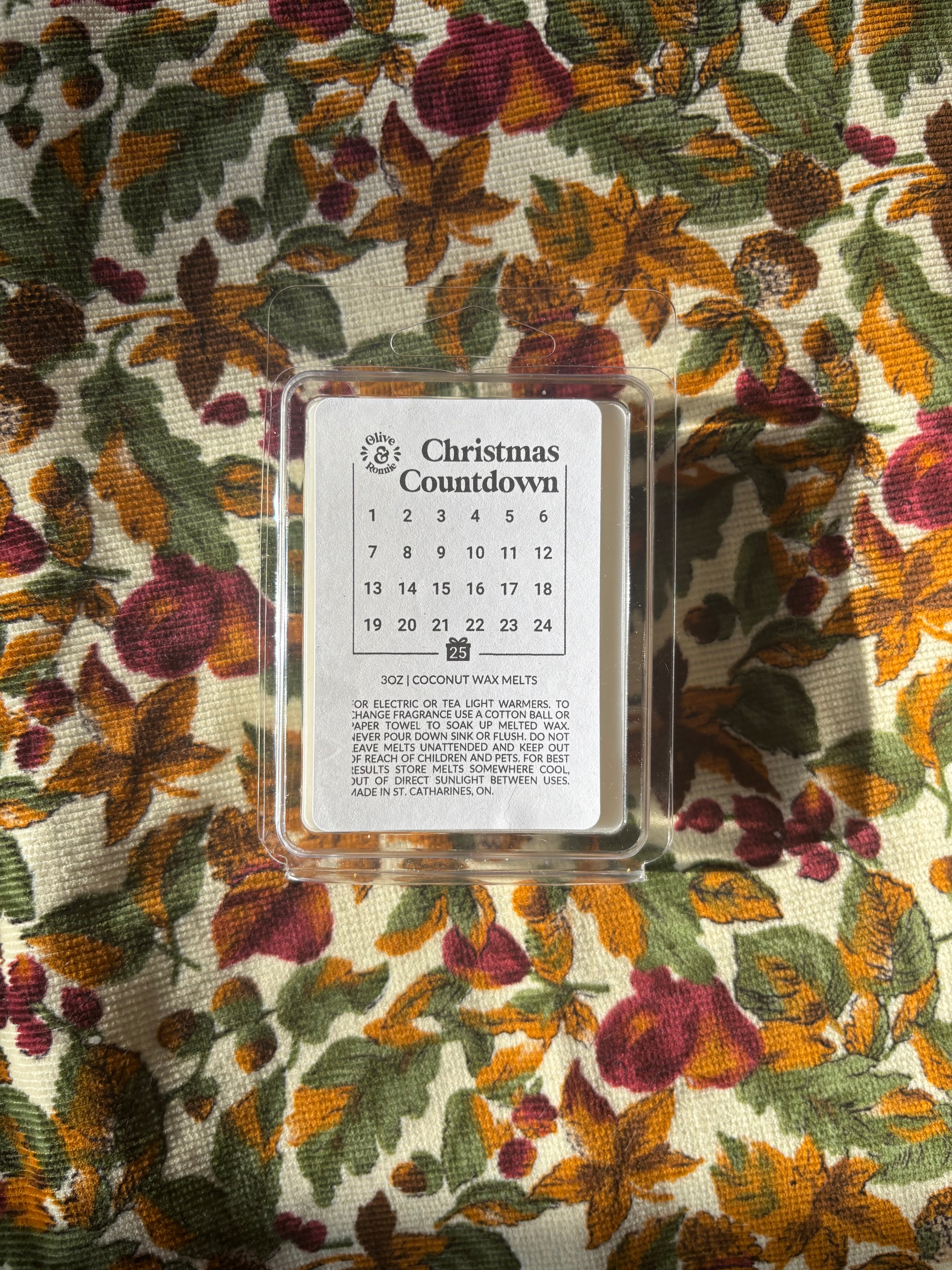 Christmas Countdown Wax Melt | 3 oz